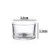 Frasco de vidrio cilindro 5.2x3.3cm 36ml