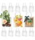 Bolsa transparente con boton 19x15x7cm