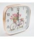RELOJ CUADRADO BICI 22x22x4CM