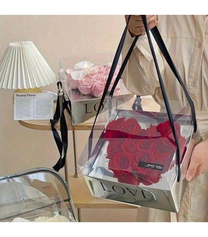 CAJA CORAZON VISOR ELEVADO 2PC 23x23x15CM