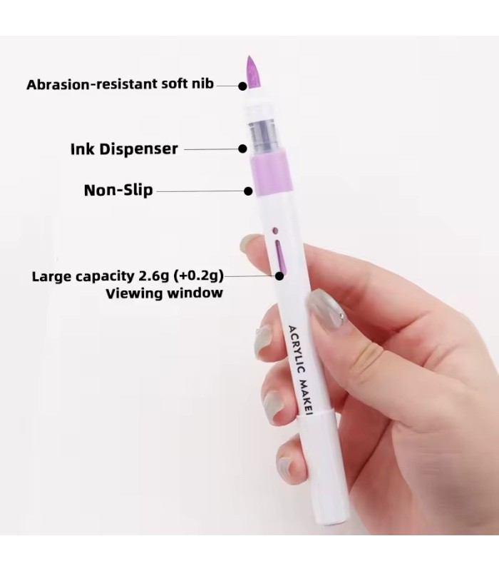 ESTUCHE MARCADOR ACRILICO 12PC