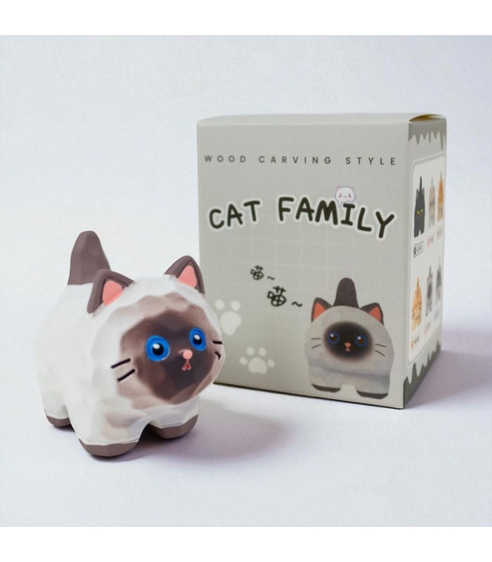 CHICHE GATO BLANCO Y MARRON