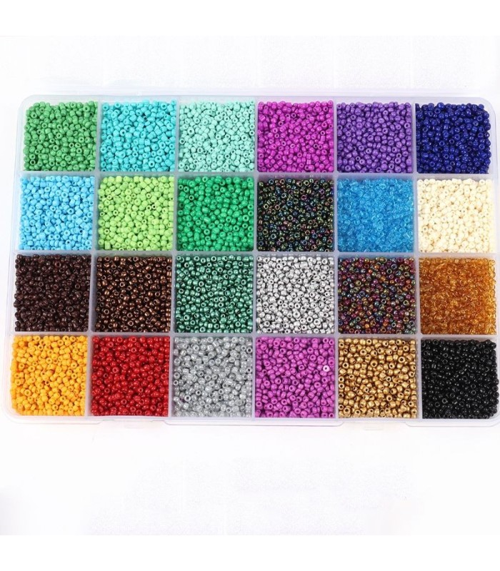 Set de cuenta con accesorio 48colores, 2 set + acc
