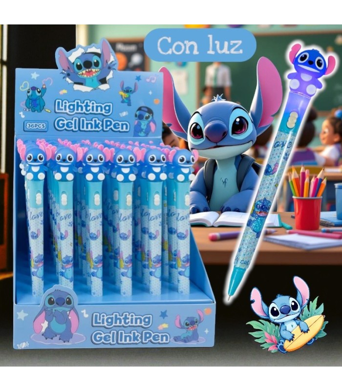 Boligrafo luminoso de STITCH
