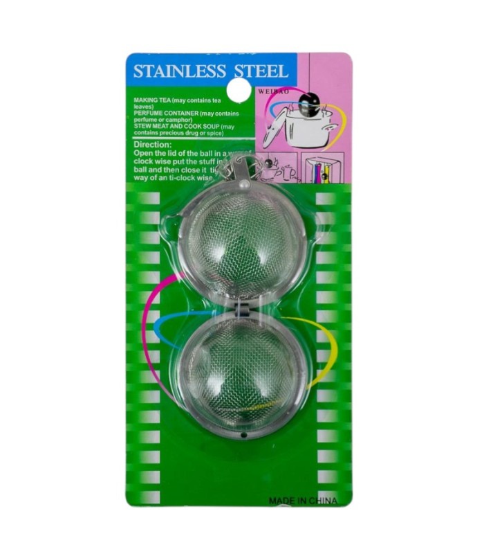 Filtro colador de acero inoxidable para té