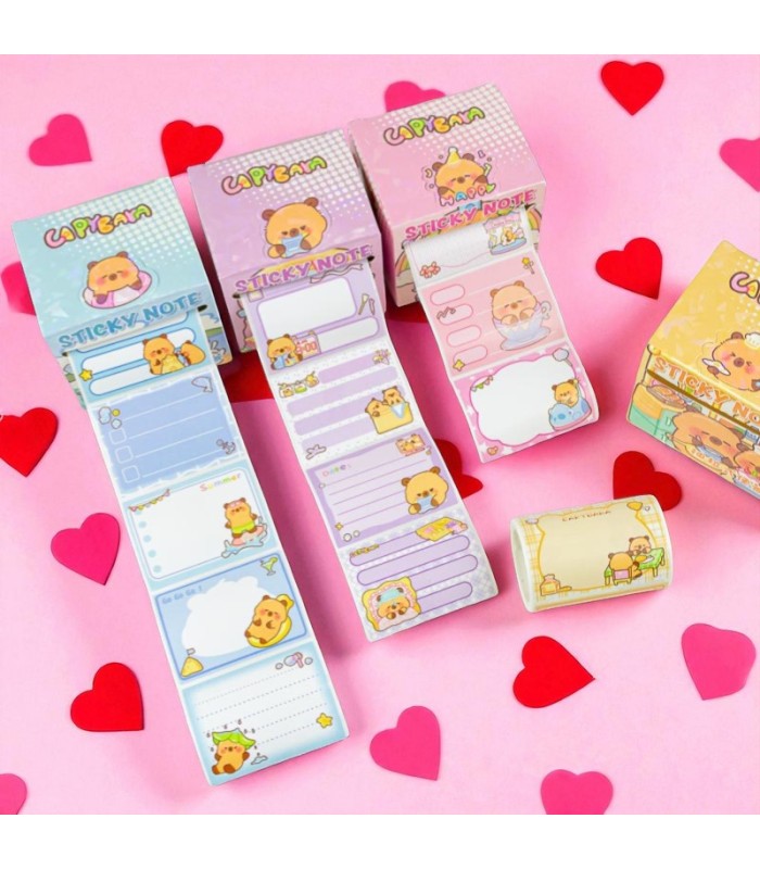 Rollo de rotulo capibara 256 hojas