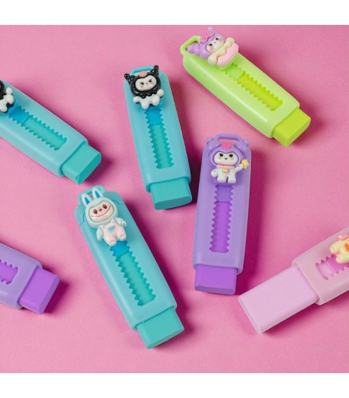 BORRADOR RETRACTIL KUROMI LABUBU