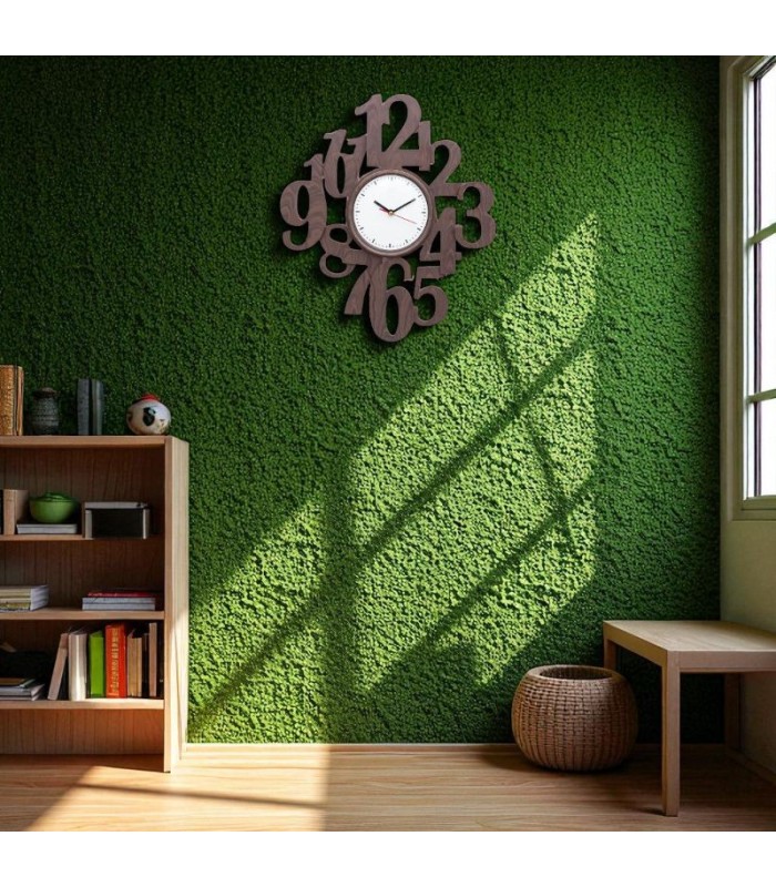 Reloj número tridimensional 40x40x3.5cm