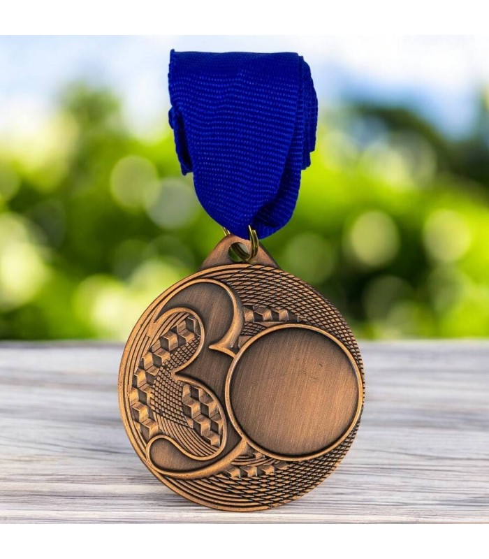 Medalla metalica puesto 3 BRONCE 5cm