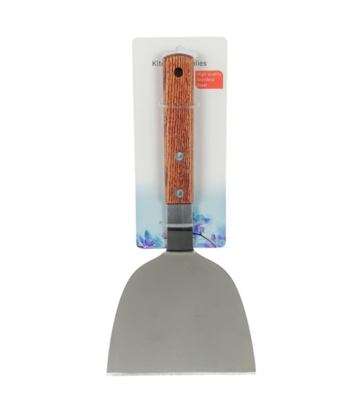 Espátula de cocina con mango de madera