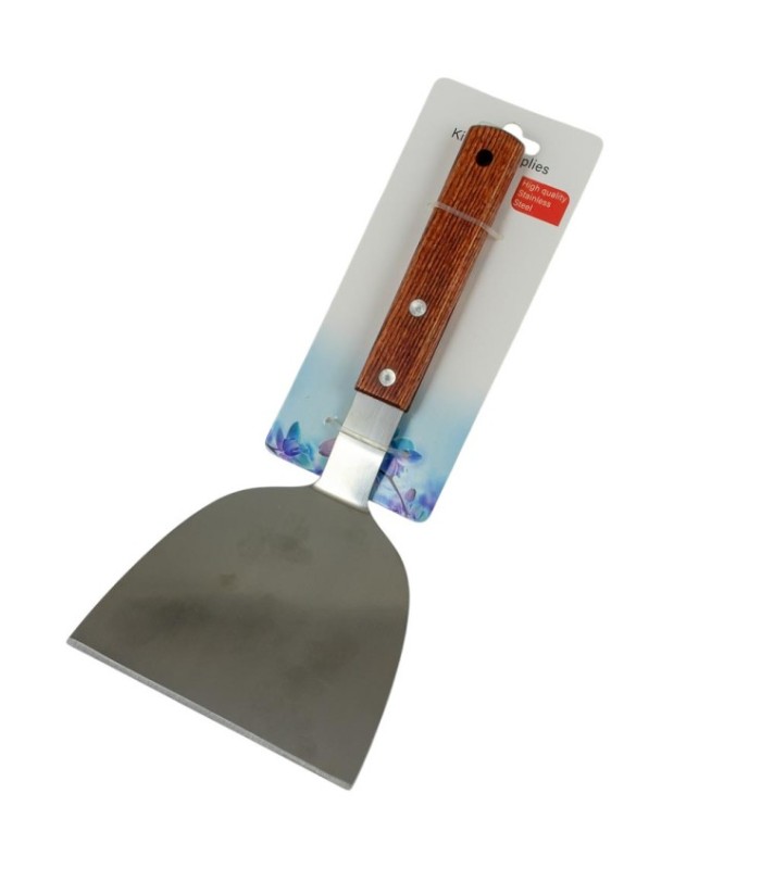 Espátula de cocina con mango de madera
