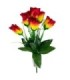 Flor rosa 7 cabeza 38cm