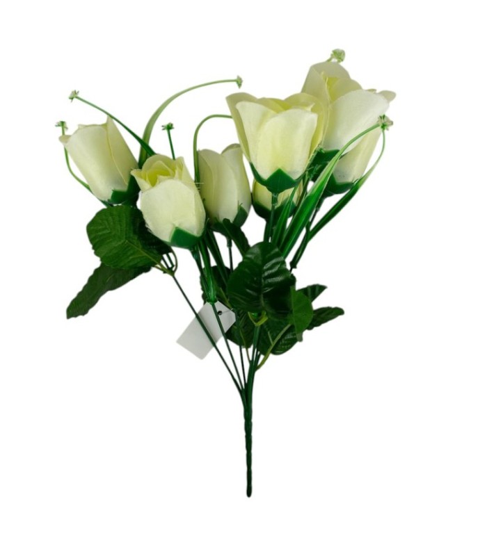 Flor rosa 7 cabeza 38cm