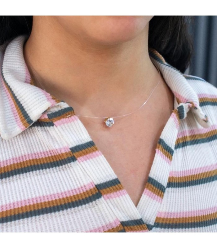 CADENA HILO CON PIEDRA 1PC