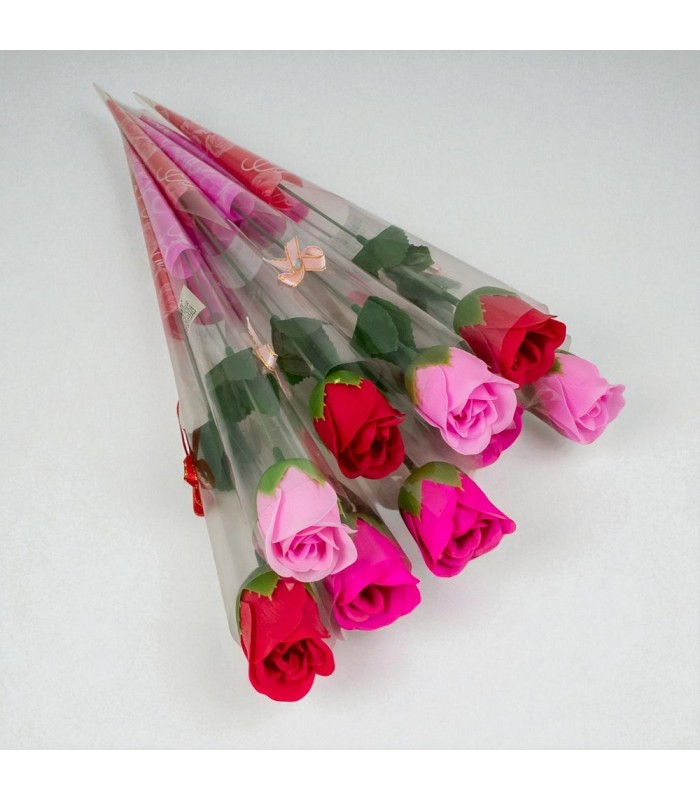 Flor de rosas de jabón