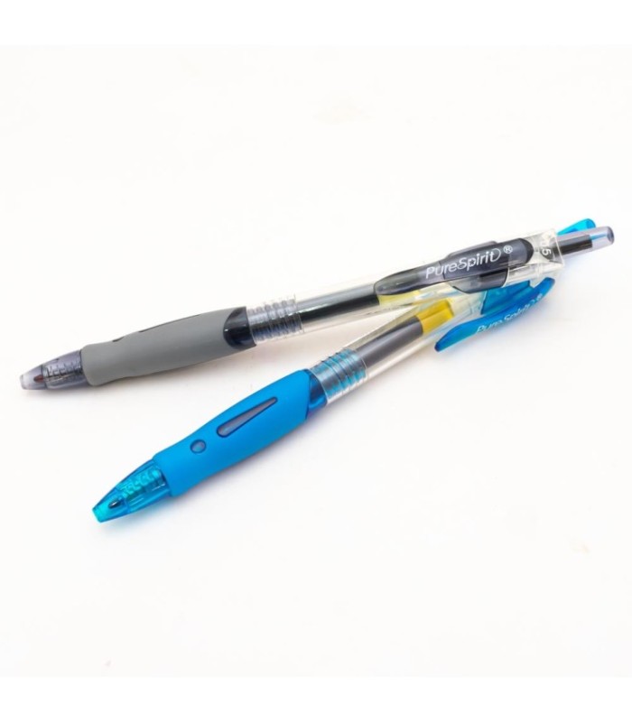 Bolígrafo negro y azul 0.5mm