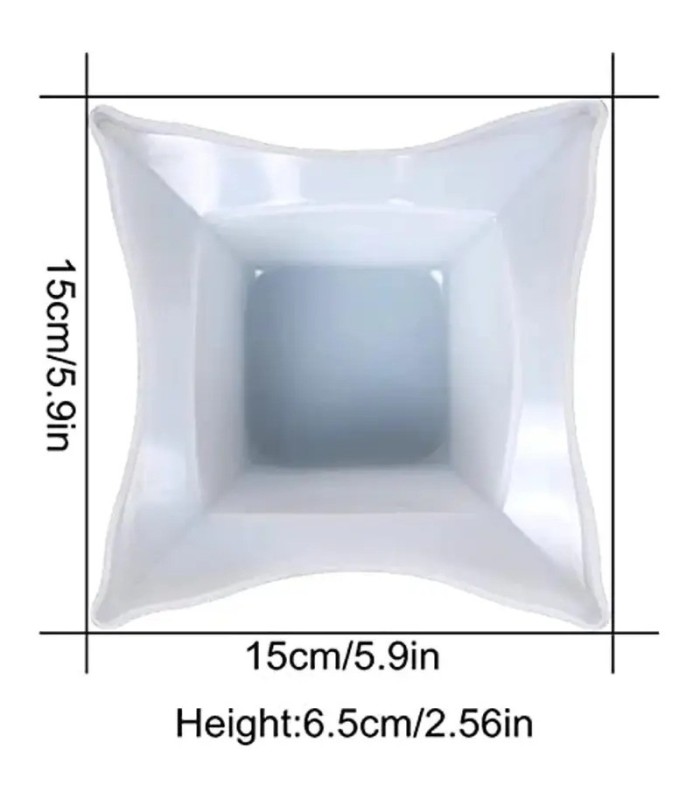 Molde de silicona para macetas 15x15cm
