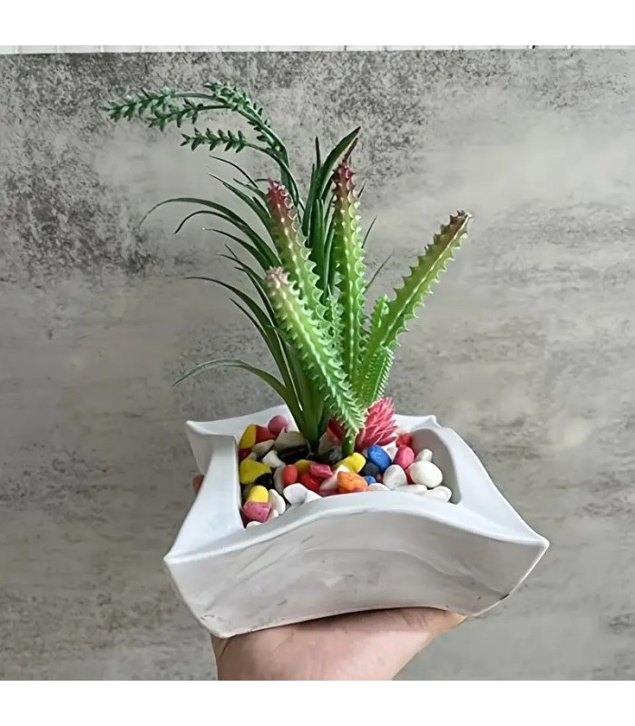 Molde de silicona para macetas 15x15cm