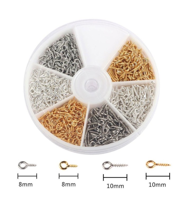 Juego de argolla atornillable 720PC