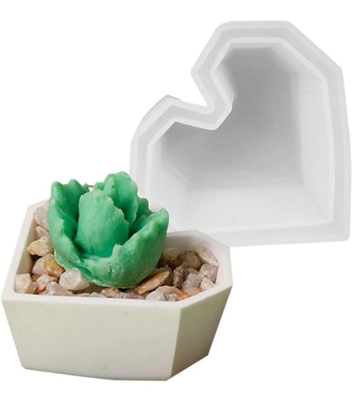 Molde de silicona para maceta 7.6x7.8cm