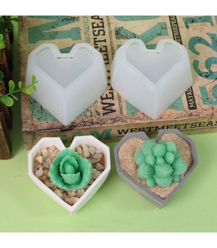 Molde de silicona para maceta 7.6x7.8cm