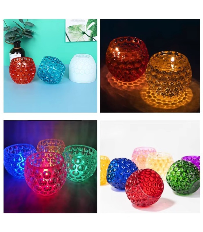 Molde de silicona para maceta 8.5x7.5cm