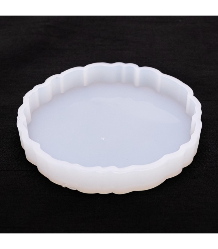 Molde de silicona circular borde irregular 98x95mm