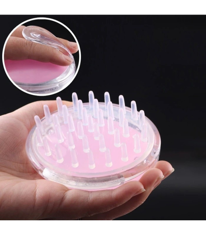 Cepillo masajeador con dispensador