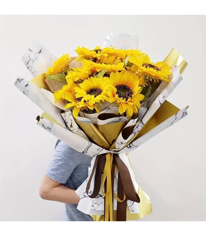 Papel coreano efecto mármol 56x56cm 20 hojas