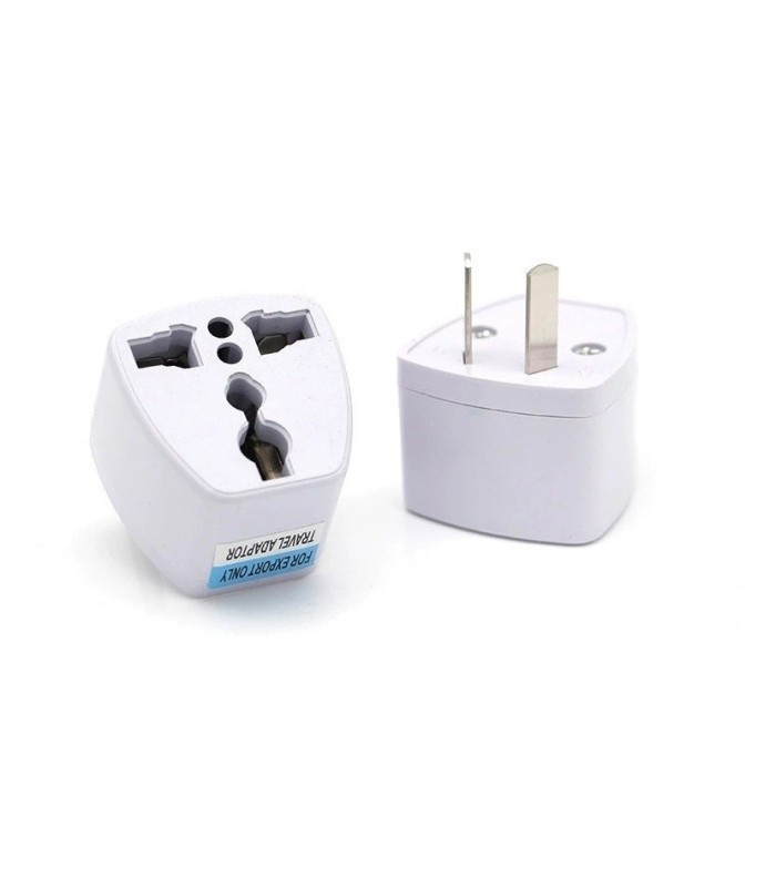 Enchufe multitomas salida curva