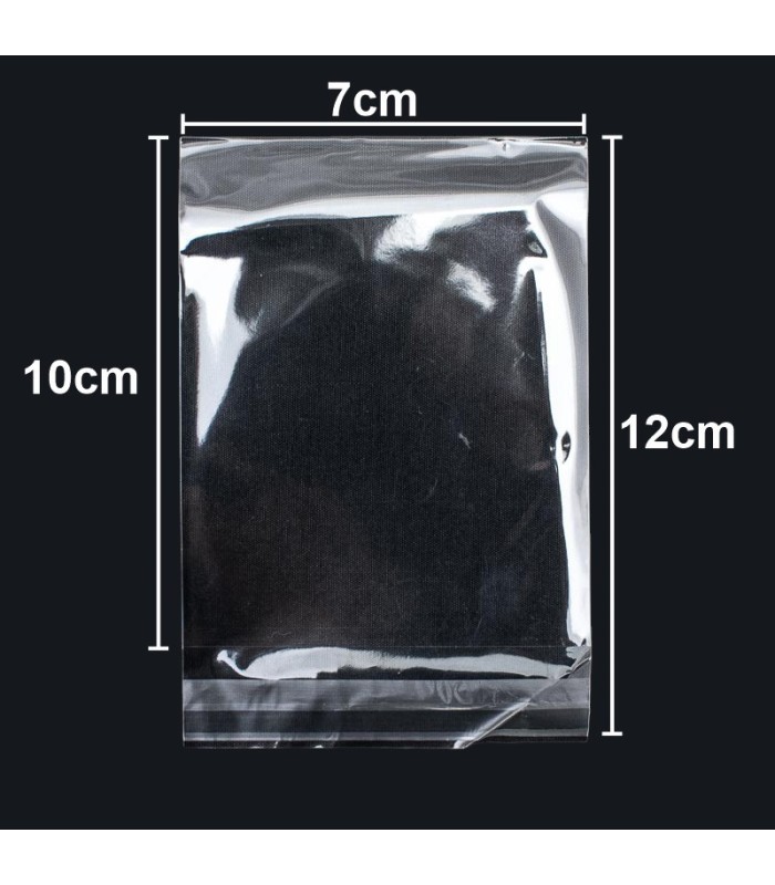 Bolsita OPP adhesiva 7x12cm 100pcs