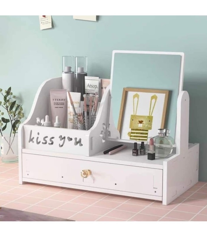 ORGANIZADOR PVC C/ONESPEJO 2 DIVISIONES