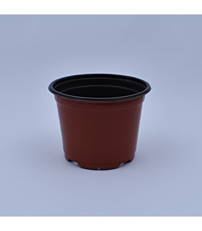 Plantera termoformado marrón 15x11cm