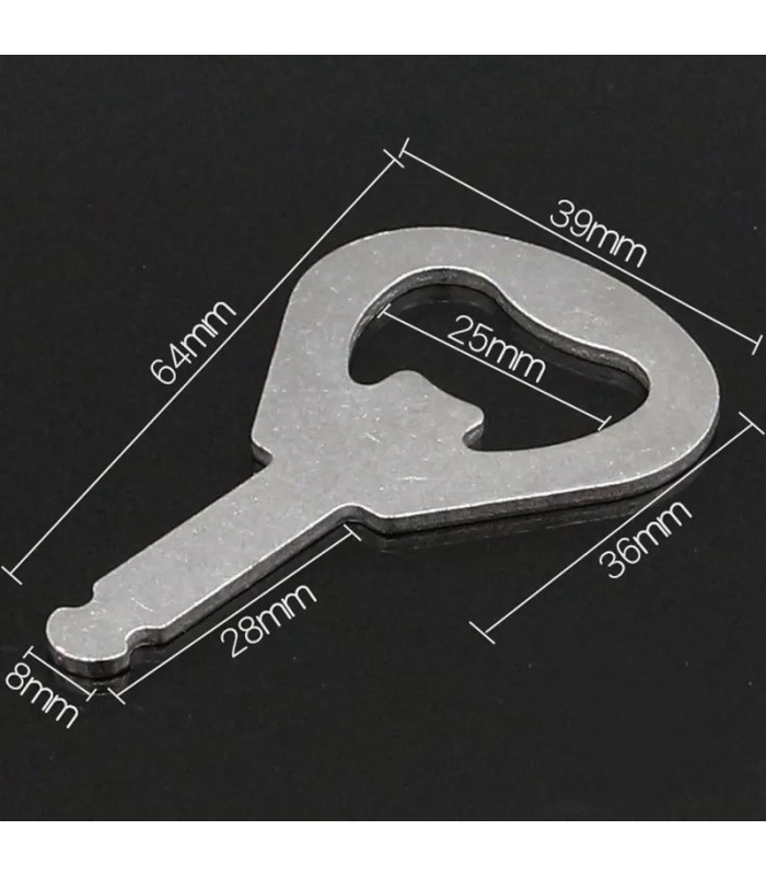 ABRIDOR METALICO CON CUELLO BRICOLAJE