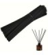 Varilla difurosa de fibra negro 10pcs