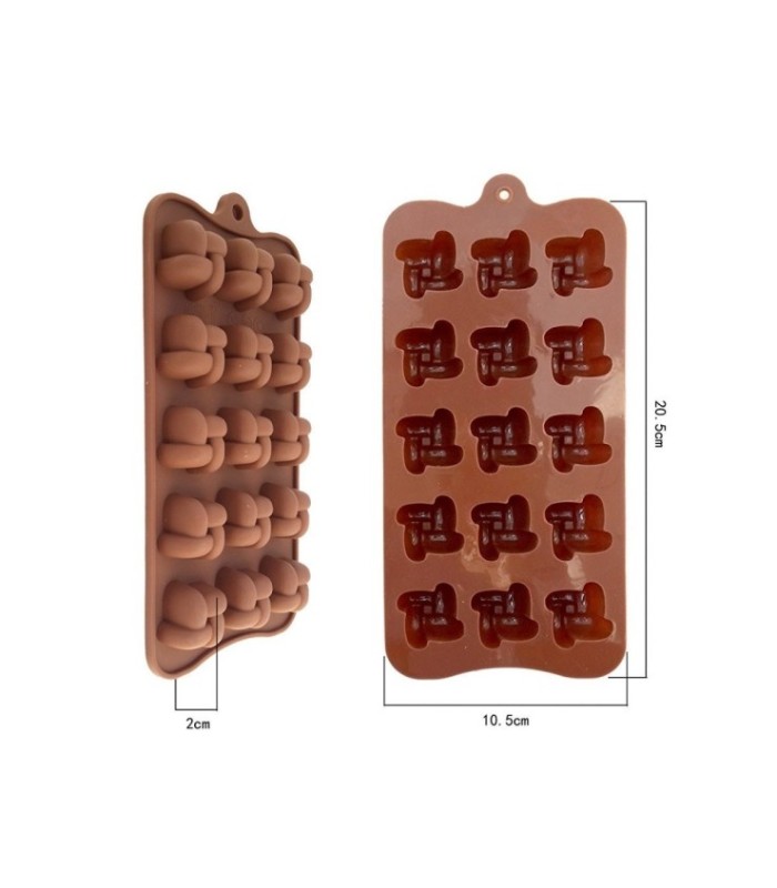 MOLDE SILICONA NUDO 21x10.3x1.9CM