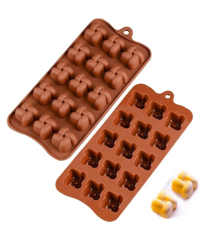 MOLDE DE SILICONA NUDO 21x10.3x1.9CM