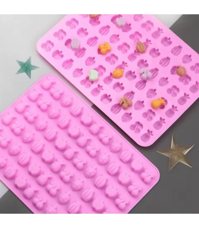 MOLDE SILICONA MINI FRUTA 20.7x15x1CM