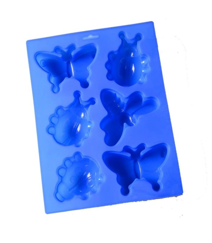 MOLDE DE SILICONA ANIMAL SURTIDO 28x21x4CM