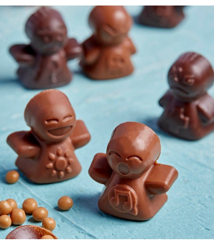 MOLDE DE SILICONA MUÑECO DE JENGIBRE 21x10.3x1.5CM