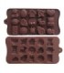 MOLDE DE SILICONA CHOCOLATE 15 MOLDE SURTIDO 21x10