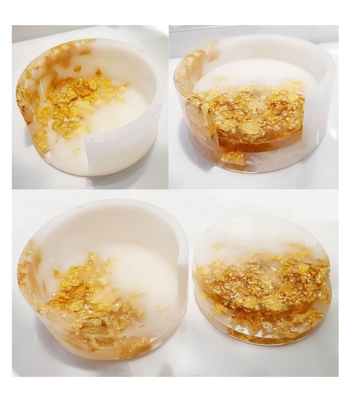 Molde de silicona porta posavasos 10.3x4cm