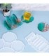 Molde de silicona posavaso irregular 2pc
