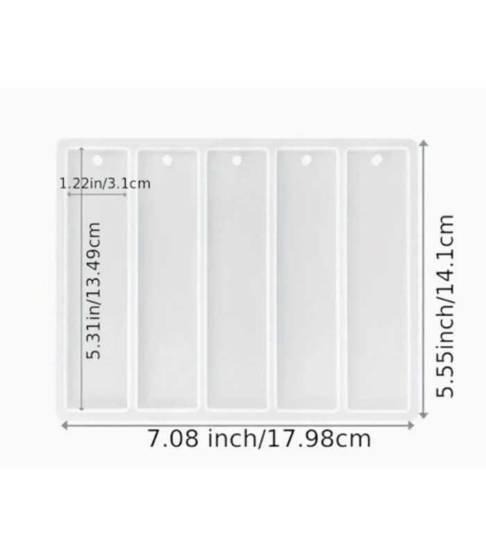 MS SEÑALADOR BORDE RECTO 5DIVISIONES 18.5x14CM