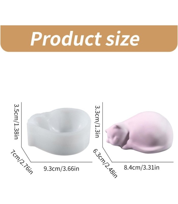 MS GATO ACOSTADO 9.3x3.5CM