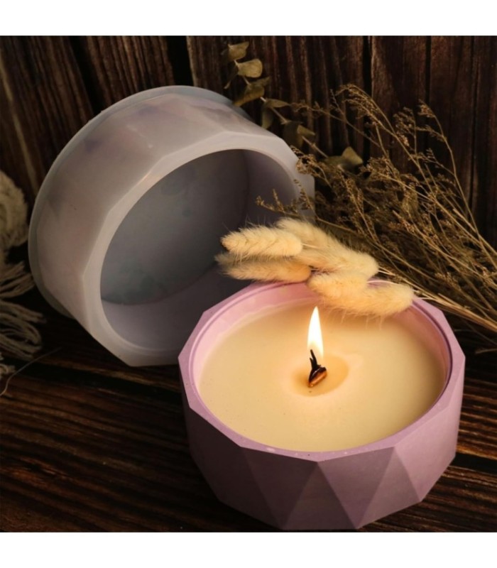 MOLDE SILICONA POTE CIRCULAR BORDE 160x60MM