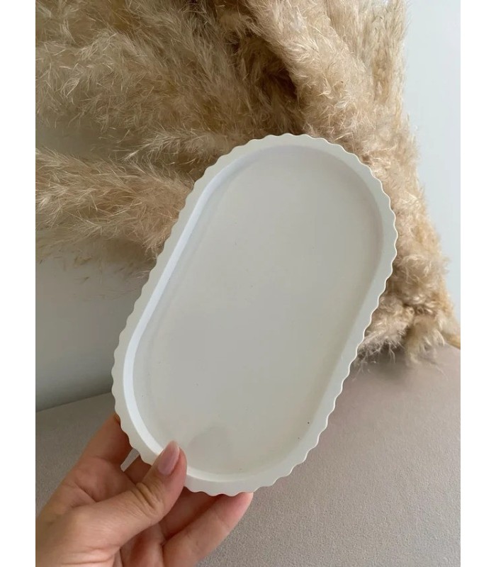 Molde silicona bandeja borde ondeado 18.8x10cm