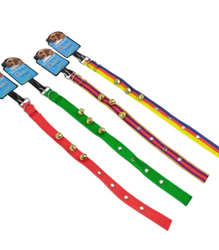 COLLAR P/MASCOTA 1.5CM C/CAMPANA 6