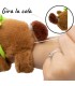 PULSERA PELUCHE CAPYBARA CON MOCHILA