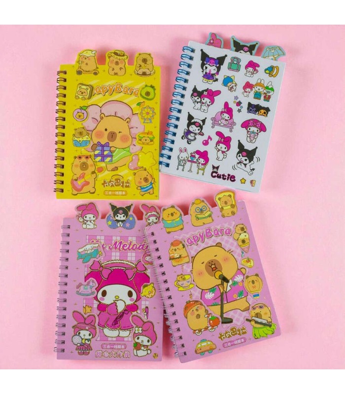 ANOTADOR CON STICKER SURTIDO CY-BF